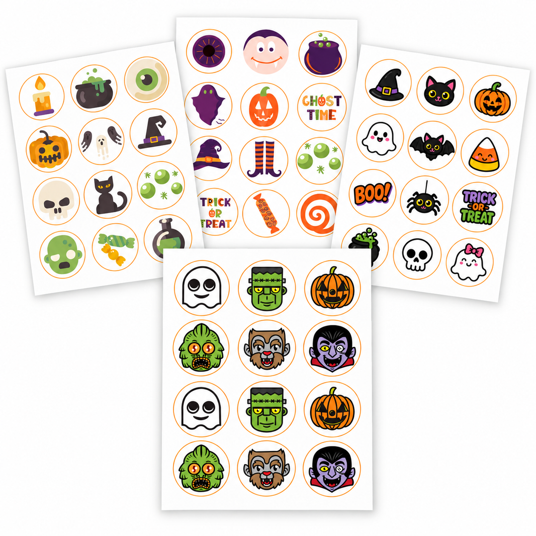 Halloween Pre-Cut Edible Image Circles