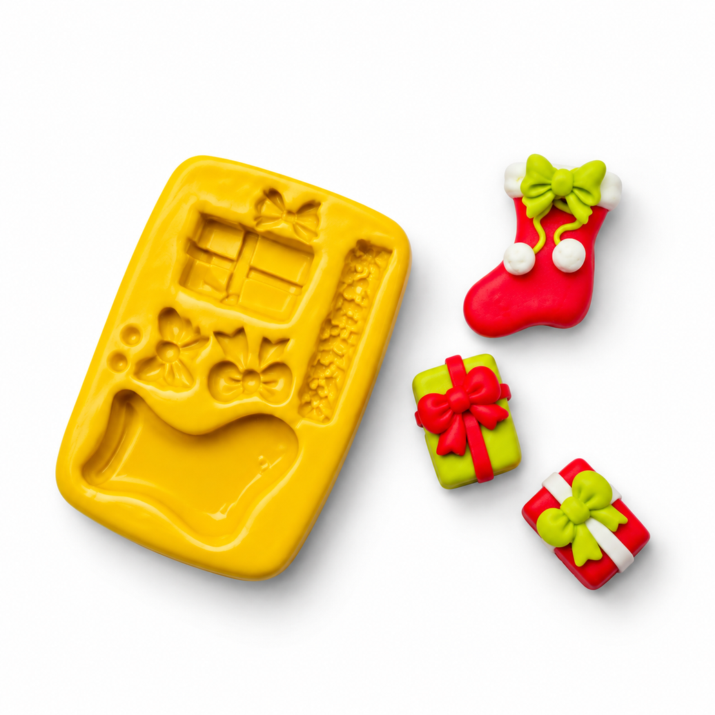 All Things Christmas Holiday Icons Silicone Mold