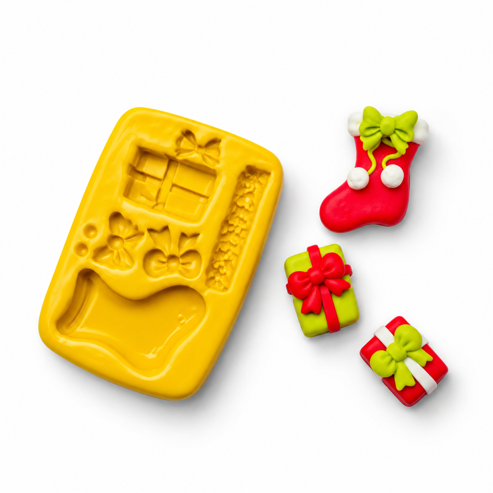 All Things Christmas Holiday Icons Silicone Mold