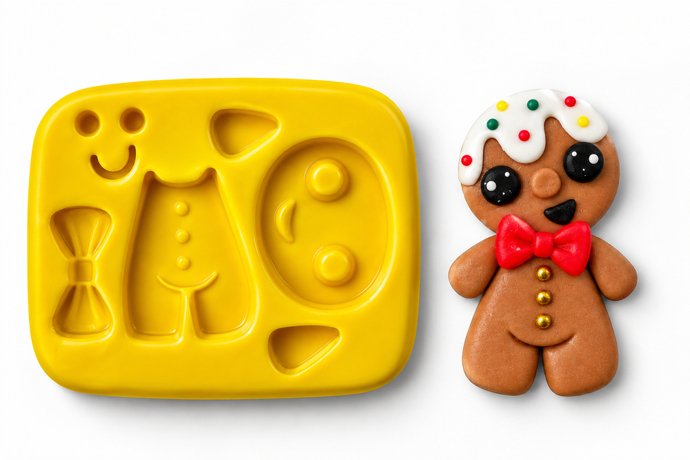 Gentry Gingerbread Man Christmas Silicone Mold