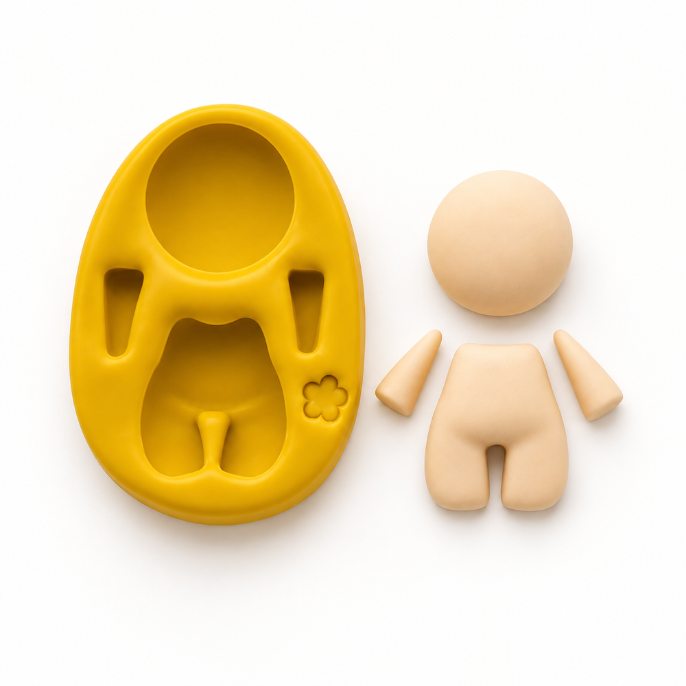 Every•Body Chibi Character Silicone Mold